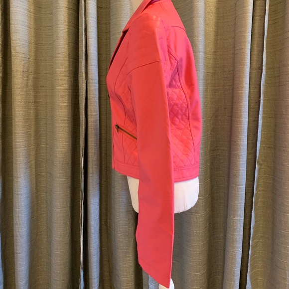 C’ EST TOI vegan jacket in HOT PINK!! - Picture 2 of 5
